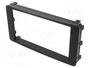 ACV Bastidor de montaje de radio 2 DIN para Mitsubishi, negro