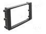 ACV Bastidor de montaje de radio 2 DIN para Mitsubishi, negro