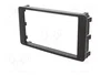 ACV Bastidor de montaje de radio 2 DIN para Mitsubishi, negro
