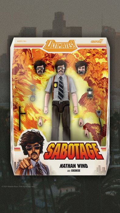 Beastie Boys Figura Ultimates Wave 1 Nathan Wind as "Cochese" 18 cm