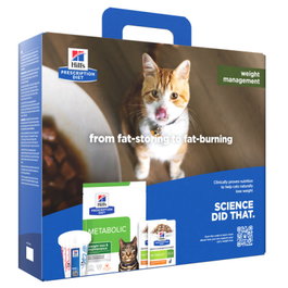 Hill's Prescription Diet Feline Metabolic Kit 250 g + 2 x 85 g