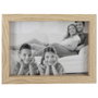 Home Deco Factory Juego de 4 Marcos para Fotos en Madera y Negro