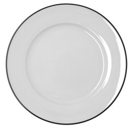 Plato Llano Porcelana Glacial Filo Bidasoa 30 cm