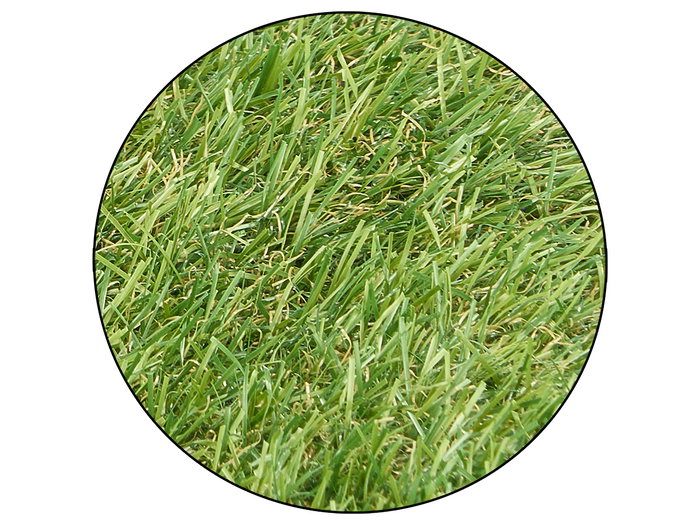 Ibergarden Rollo de Césped Artificial 1x3 m, 18 mm Grosor, Color Verde, para Exteriores, Material PP/PE, 100x300 cm Abierto (Set de 7)