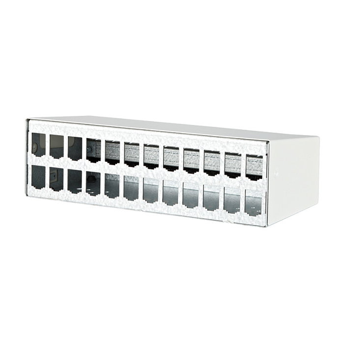 METZ CONNECT Rack 2U 24 Puertos de Pared Montaje en Rack, Blanco ...