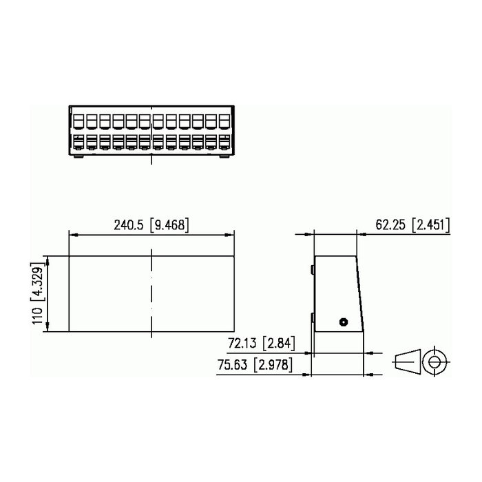 METZ CONNECT Rack 2U 24 Puertos de Pared Montaje en Rack, Blanco ...