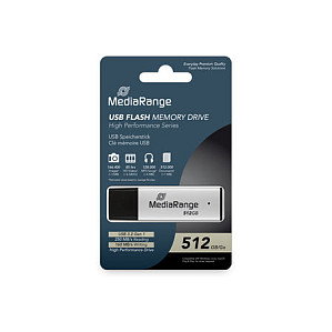 MediaRange MR1904 USB 3.2 Gen 1 Stick de Memoria USB 512GB Aluminio Plata Negro 250 MB/s Lectura MediaRange MR1904 USB 3.2 Gen 1 Stick de Memoria USB 512GB Aluminio Plata Negro 250 MB/s Lectura