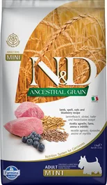 Farmina N&D Dog Ancestral Mini Pienso para Perros Cordero Bajo en Cereales 2,5 kg