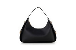 Lucky Bees 1263 Bolso de Cuero de Polivinilo Negro para Mujer Elegante con Lujoso Diseño Sofisticado para Cualquier Ocasión