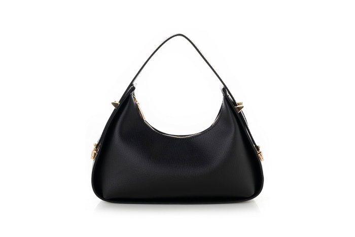 Lucky Bees 1263 Bolso de Cuero de Polivinilo Negro para Mujer Elegante con Lujoso Diseño Sofisticado para Cualquier Ocasión Lucky Bees 1263 Bolso de Cuero de Polivinilo Negro para Mujer Elegante con Lujoso Diseño Sofisticado para Cualquier Ocasión