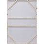 DKD Home Decor Cuadro Lienzo Yeso 80x3,5x120 Moderno 3D (Set de 2) Unitario