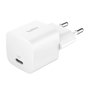 Belkin WCA012KQWH Cargador de Pared USB-C 25W Blanco con Carga Rápida Power Delivery 3.1 y Clavijas Plegables para Smartphone y Tablet