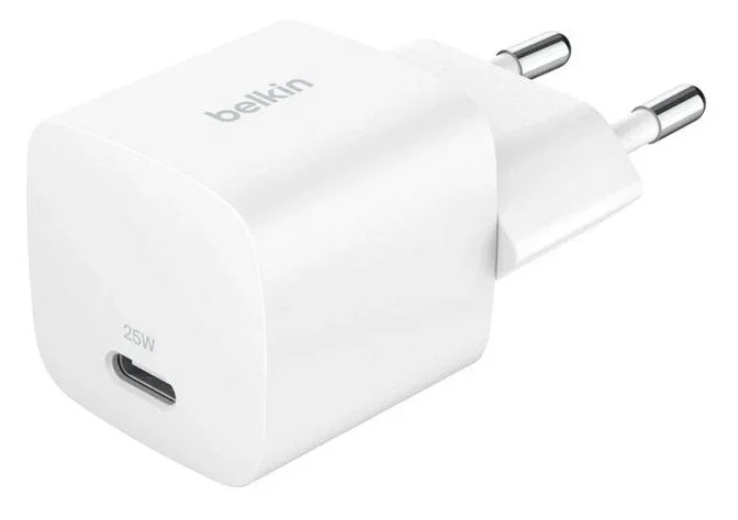 Belkin WCA012KQWH Cargador de pared USB-C PD 25W color blanco