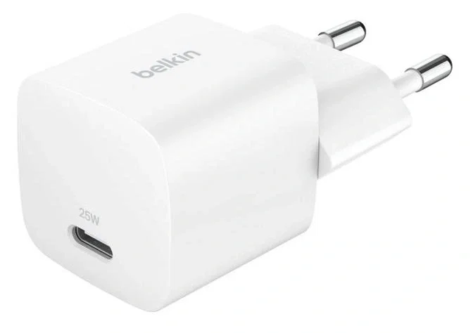 Belkin Cargador de pared WCA012KQWH USB-C PD 25W Blanco Belkin Cargador de pared WCA012KQWH USB-C PD 25W Blanco