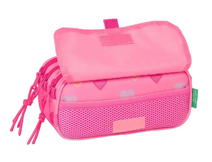 Safta Portatodo Escolar Benetton Heart Triple