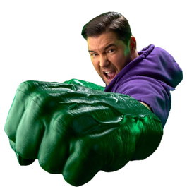Hasbro Puños Premium El Increíble Hulk Marvel Legends Series