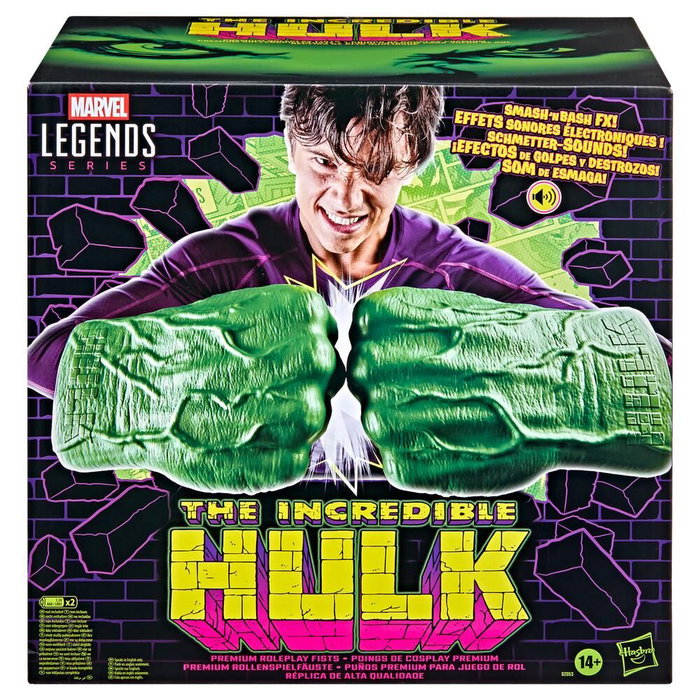 Hasbro Puños Premium El Increíble Hulk Marvel Legends Series Hasbro Puños Premium El Increíble Hulk Marvel Legends Series