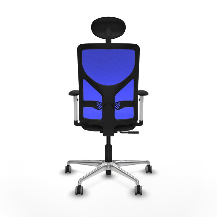 PIQUERAS Y CRESPO Silla de oficina Motilla con mecanismo Sincro, Azul y Negro PIQUERAS Y CRESPO Silla de oficina Motilla con mecanismo Sincro, Azul y Negro