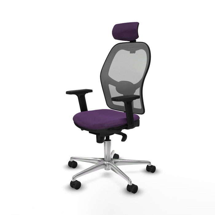 PIQUERAS Y CRESPO Silla de oficina Jorquera Morada y Gris PIQUERAS Y CRESPO Silla de oficina Jorquera Morada y Gris