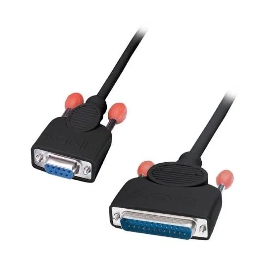 Lindy Cable de Impresora Serie 9 Pin a 25 Pines DB9 DB25, 2 Metros Lindy Cable de Impresora Serie 9 Pin a 25 Pines DB9 DB25, 2 Metros