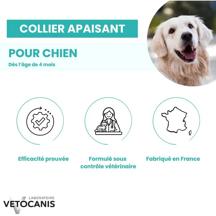 Vetocanis Collar calmante antiestrés para perro VET3428170007686