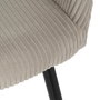 Silla Beige Tejido-Metal Contract 57 X 43 X 83 cm (Set de 2)