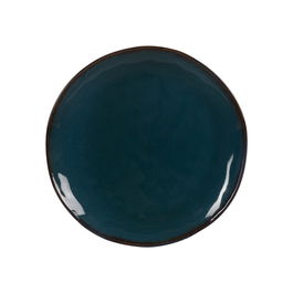 Plato Llano Azul Stoneware Cocina 26 X 26 X 3 cm