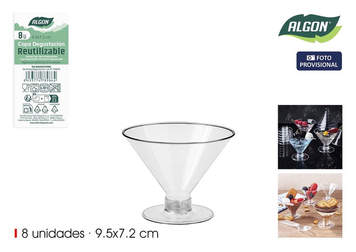 Inde Set 8 Copas de Degustación 9,5 x 7,5 x 9,5 cm (24 Unidades) Inde Set 8 Copas de Degustación 9,5 x 7,5 x 9,5 cm (24 Unidades)