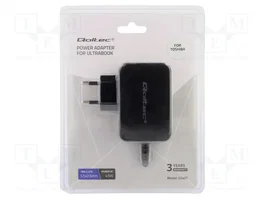 Qoltec Cargador para Ultrabook Toshiba 45W 19V 2.37A con Conector 5.5*2.5 mm