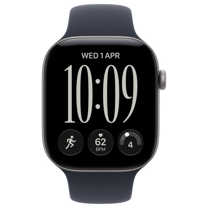 Apple Watch Series 12 46mm GPS Aluminio Gris Espacial con Correa Deportiva Azul Marino M/L Apple Watch Series 12 46mm GPS Aluminio Gris Espacial con Correa Deportiva Azul Marino M/L