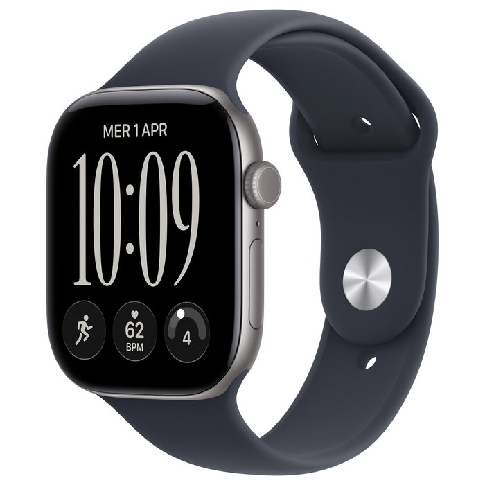 Apple Watch Series 12 GPS 46mm Aluminio Space Grau con Correa Sport Azul Marino M/L Apple Watch Series 12 GPS 46mm Aluminio Space Grau con Correa Sport Azul Marino M/L