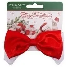 Wouapy Pajarita Papa Noel Roja Talla 3