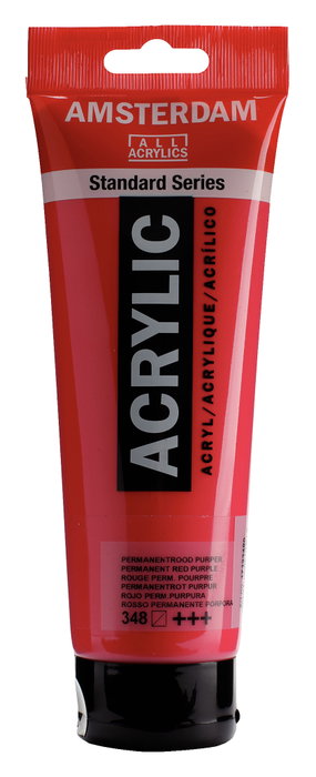 Amsterdam Standard Series Pintura Acrílica Rojo Permanente Púrpura 348 250 ml Amsterdam Standard Series Pintura Acrílica Rojo Permanente Púrpura 348 250 ml