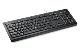 Kensington ValuKeyboard Teclado de Oficina Completo Alámbrico USB QWERTY Portugués Negro