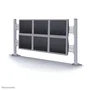 Neomounts FPMA-DTB200 Soporte de Barra de Herramientas para Escritorio - Hasta 6 Pantallas de 10-24" (61 cm), Ajuste de Altura, VESA 75x75/100x100, 10 kg por Pantalla, Color Plata