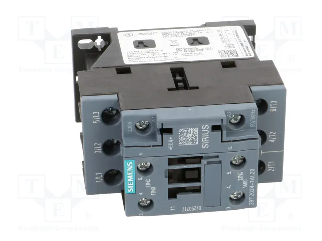 SIEMENS 3RT2024-1AL20 Contactor 3-polar 12A 230VAC SIEMENS 3RT2024-1AL20 Contactor 3-polar 12A 230VAC