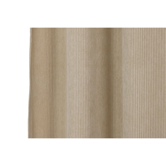 DKD Home Decor Cortina de Pana Gruesa Beige 140x260x260 cm DKD Home Decor Cortina de Pana Gruesa Beige 140x260x260 cm