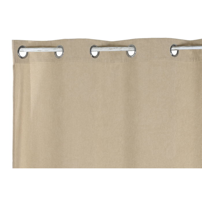 DKD Home Decor Cortina de Pana Gruesa Beige 140x260x260 cm DKD Home Decor Cortina de Pana Gruesa Beige 140x260x260 cm