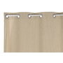 DKD Home Decor Cortina de Pana Gruesa Beige 140x260x260 cm