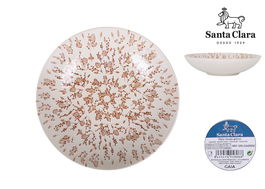 Santa Clara Plato Hondo Gaia Monaco Brillo, Ø 21 cm (12 Unidades)