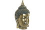 DKD Home Decor Figura de Buda Envejecido Dorado