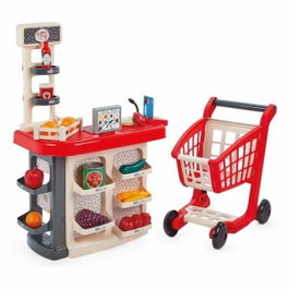 Ecoiffier Caja + carro - Una pequeña tienda de verdad