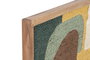 DKD Home Decor Cuadro Algodón y Acacia Moderno Surtido de 2 Piezas (75x105 cm) Verde y Mostaza