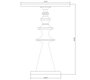 DKD Home Decor Mesita Auxiliar Moderno Blanco Dorado 41 x 58 x 41 cm