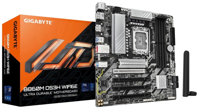 Gigabyte B860M DS3H WIFI6E Micro ATX DDR5 LGA 1851