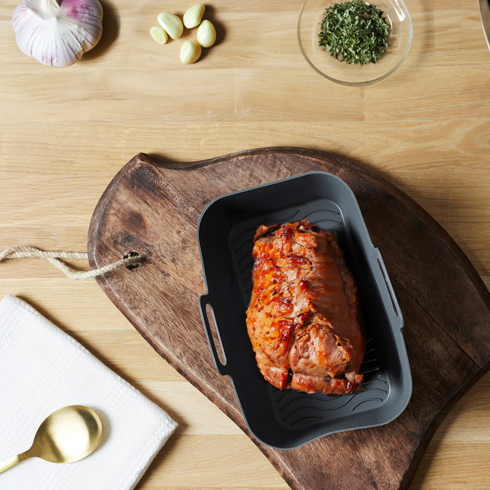 Cook Concept Molde Rectangular Silicona para Freidora de Aire 19x12 cm