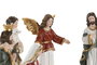 DKD Home Decor Nacimiento Navidad Tradicional Multicolor Set 8 Piezas Resina 4x5x12 cm