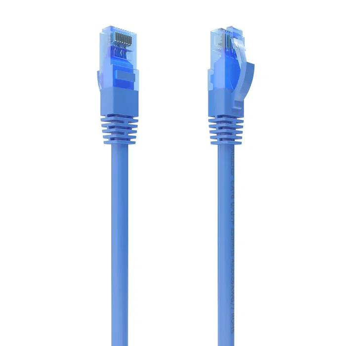 AISENS - CABLE DE RED LATIGUILLO RJ45 CAT.6 UTP AWG26 CCA, AZUL, 1.0M