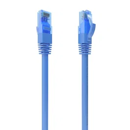 AISENS - CABLE DE RED LATIGUILLO RJ45 CAT.6 UTP AWG26 CCA, AZUL, 1.0M