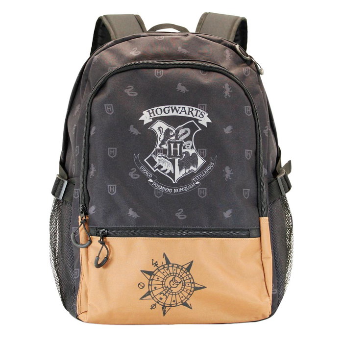 Mochila Fight HS FAN Hogwarts Harry Potter Negro